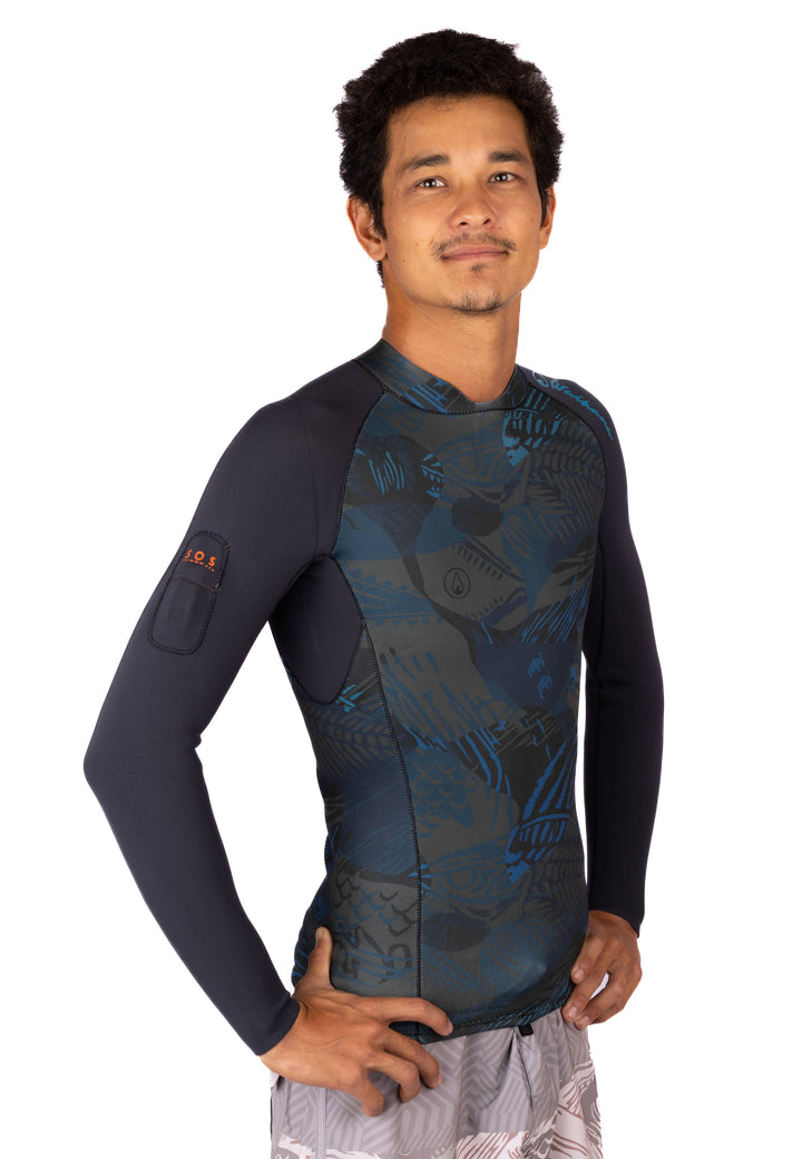 Men's Field Ethos Rear-zip Surf Top