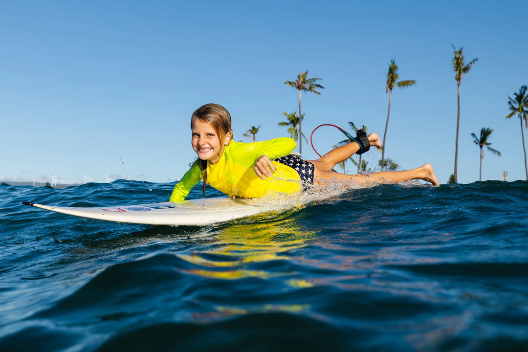 Children's Yellow Long Sleeve Rashguard
