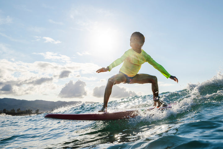 Children's Yellow Long Sleeve Rashguard